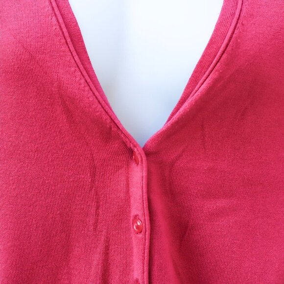 George Size XL (16/18) pink deep v button front cardigan - Picture 3 of 12